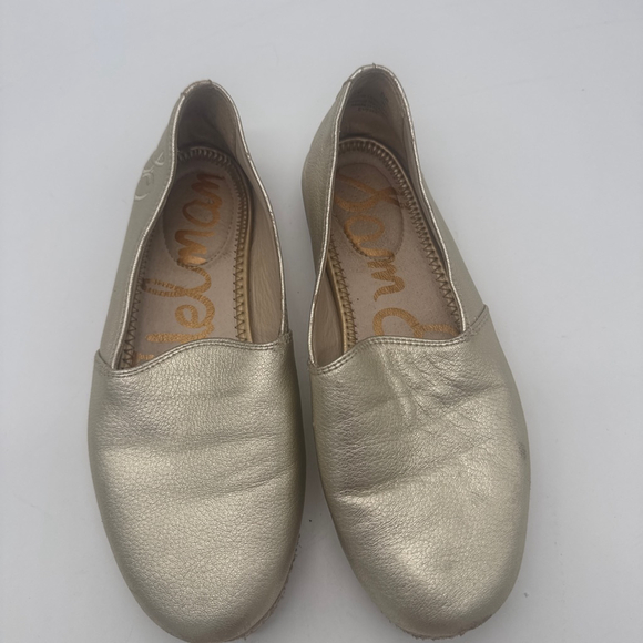 Sam Edelman Everie gold metallic leather slip-on loafers Size 6M - Picture 2 of 8
